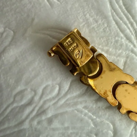 Luxurious Vintage 925 Gold Necklace - Picture 3 of 3